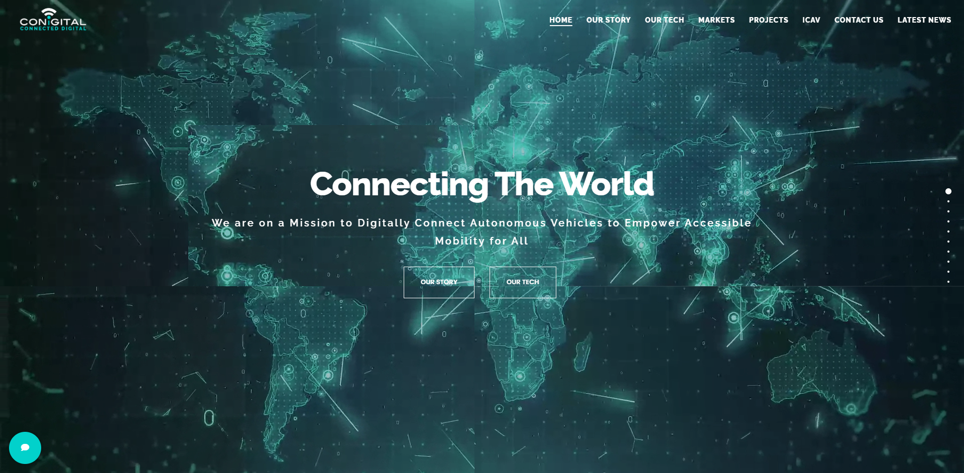 Conigital Website Home Page Slide 1