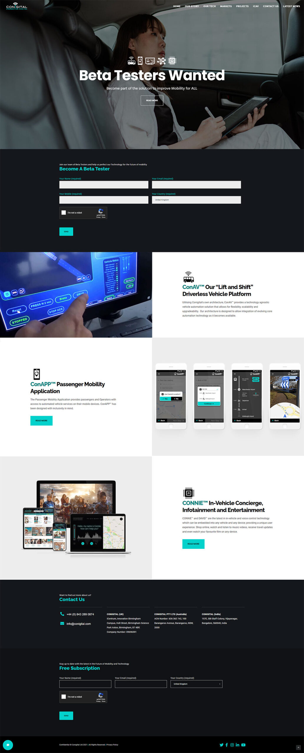 Become a Beta Tester Web Page