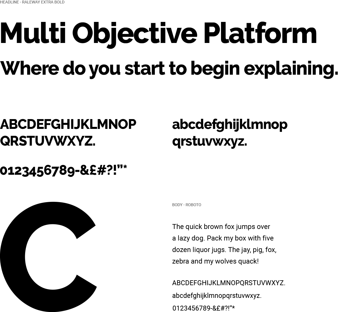 ConOPTIUM's Fonts Used