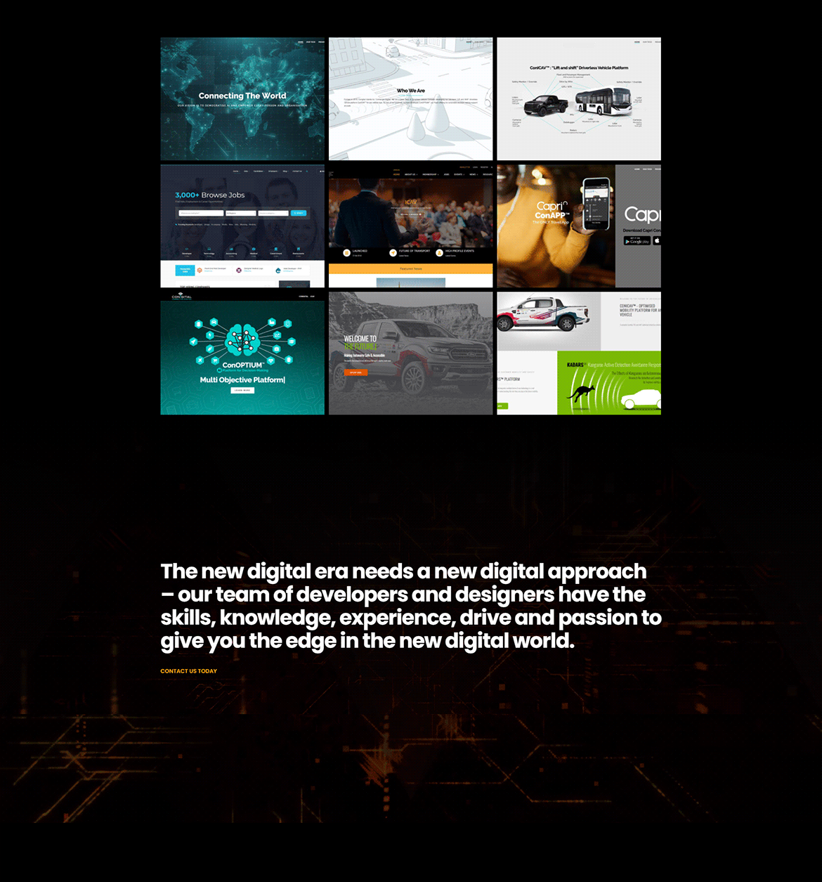 ICAV Tech Website Screenshot 3